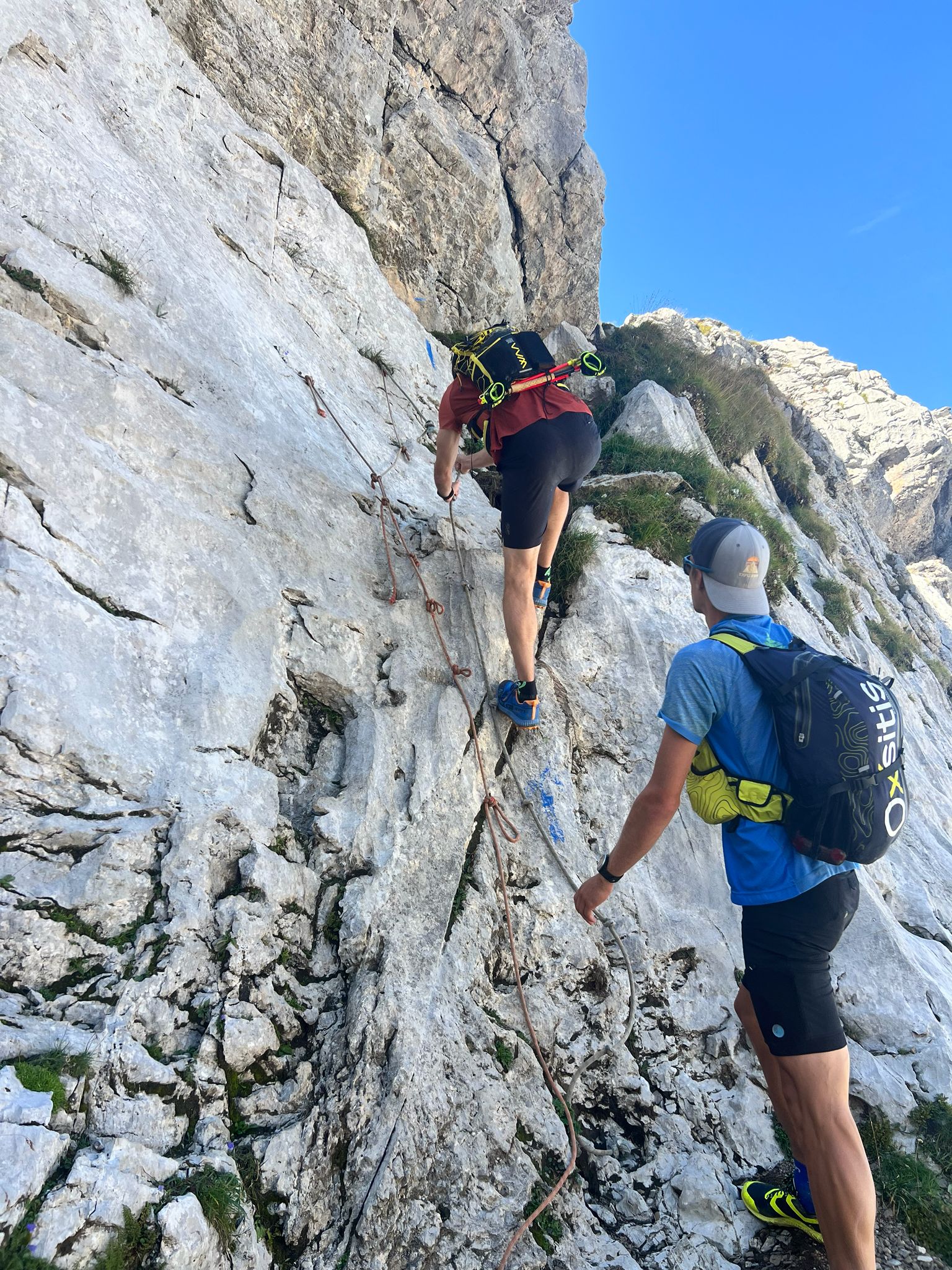Ascension en rocher